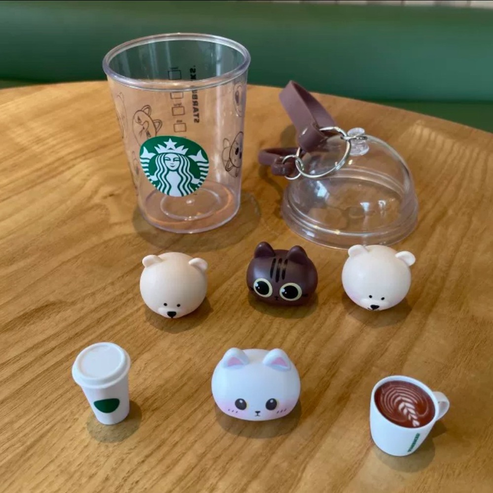 Starbucks Charm Cup with miniatures